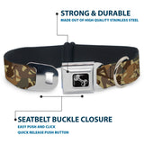 Dog Bone Seatbelt Buckle Collar - Mud Flap Girls Camo Browns - Buckle-Down - Flyclothing LLC