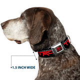 Toyota Logo Full Color Black/Red Seatbelt Buckle Collar - TOYOTA RACING DEVELOPMENT TRD Logo Black/White/Red