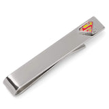 DC Superman Hidden Message Silver Tie Bar - Cufflinks.com - Flyclothing LLC