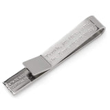 DC Superman Hidden Message Silver Tie Bar - Cufflinks.com - Flyclothing LLC