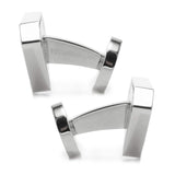 DC Superman Black Onyx Stainless Steel Cufflinks - Cufflinks.com - Flyclothing LLC