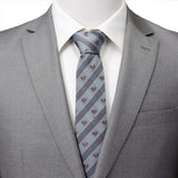 DC Superman Gray Plaid Tie - Cufflinks.com - Flyclothing LLC