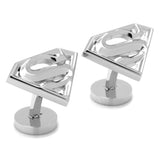 DC Superman Stainless Steel Cufflinks - Cufflinks.com - Flyclothing LLC