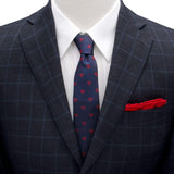 DC Superman Shield Navy and Red Dot Tie - Cufflinks.com - Flyclothing LLC