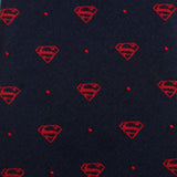 DC Superman Shield Navy and Red Dot Tie - Cufflinks.com - Flyclothing LLC