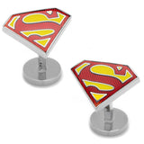 DC Superman Shield Cufflinks - Cufflinks.com - Flyclothing LLC
