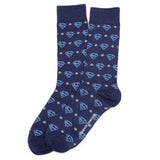 DC Superman Diamond Navy Socks - Cufflinks.com - Flyclothing LLC
