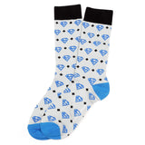 DC Superman Diamond Gray Socks - Cufflinks.com - Flyclothing LLC