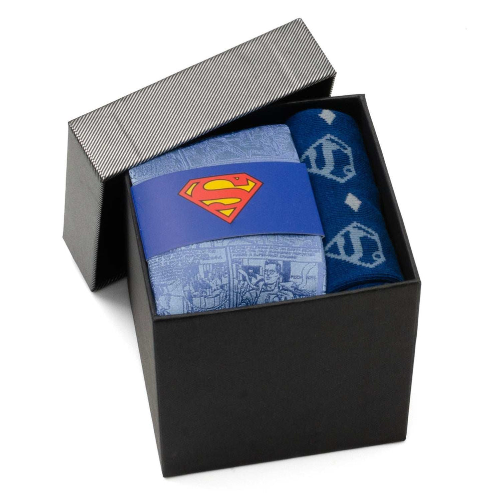 DC Superman Tie and Sock Gift Set - Cufflinks.com - Flyclothing LLC