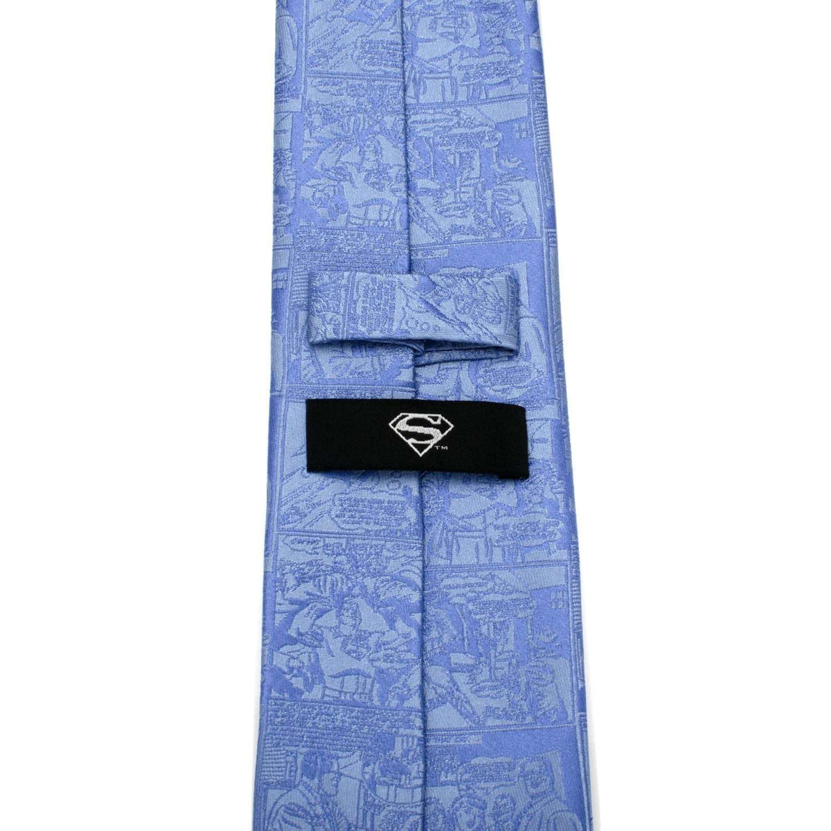 DC Superman Comic Blue Mens Tie - Cufflinks.com - Flyclothing LLC