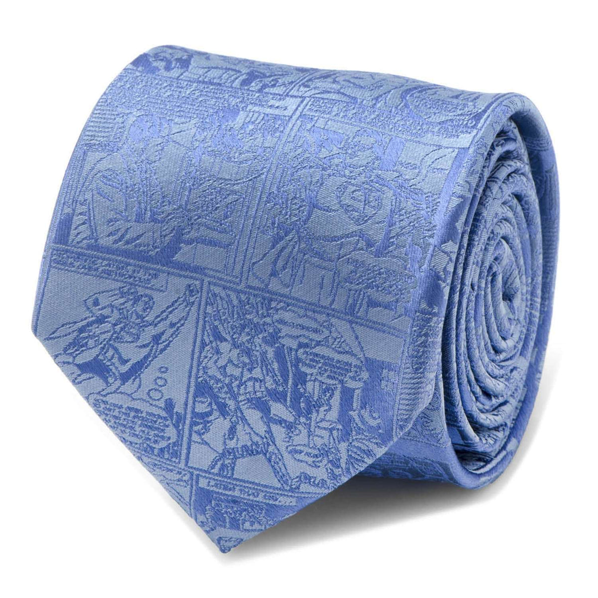 DC Superman Comic Blue Mens Tie - Cufflinks.com - Flyclothing LLC