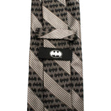 DC Batman Black Pinstripe Tie - Cufflinks.com - Flyclothing LLC