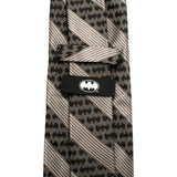 DC Batman Black Pinstripe Tie - Cufflinks.com - Flyclothing LLC
