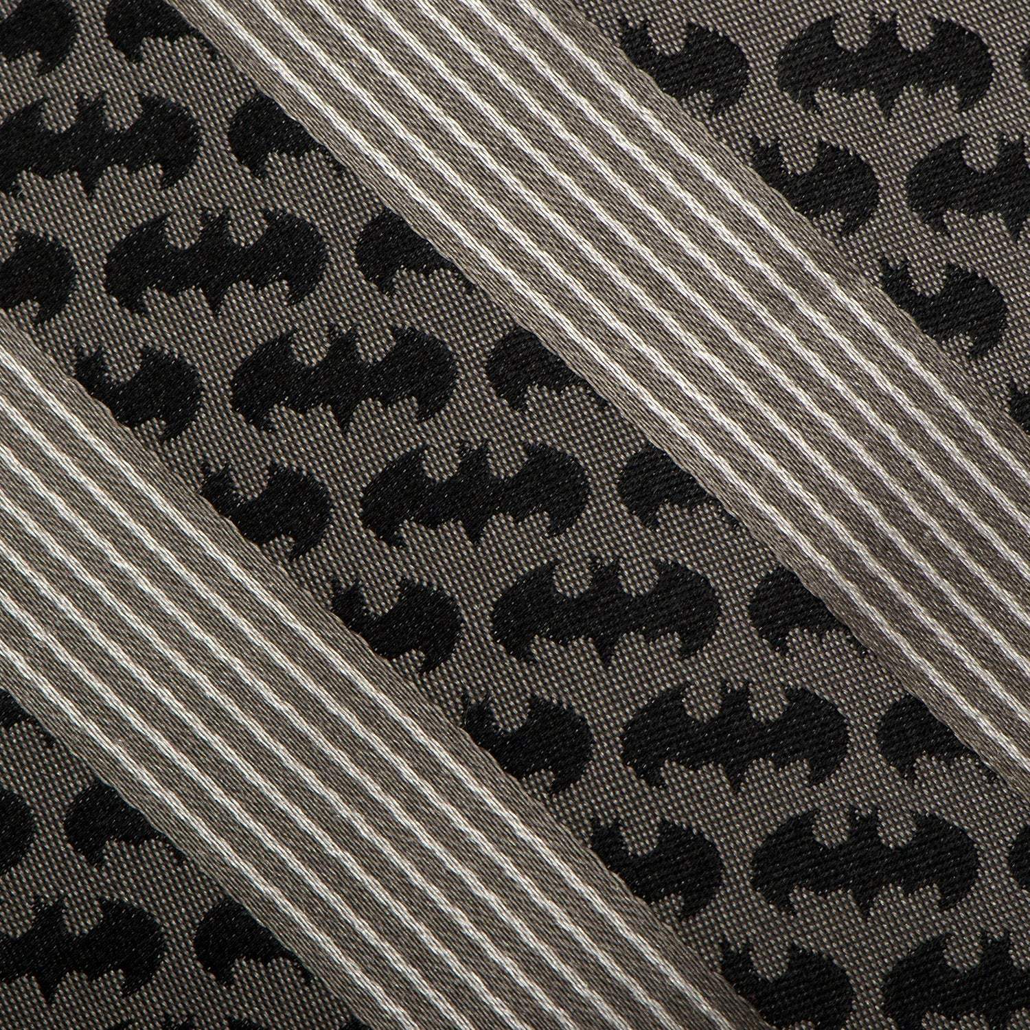 DC Batman Black Pinstripe Tie - Cufflinks.com - Flyclothing LLC