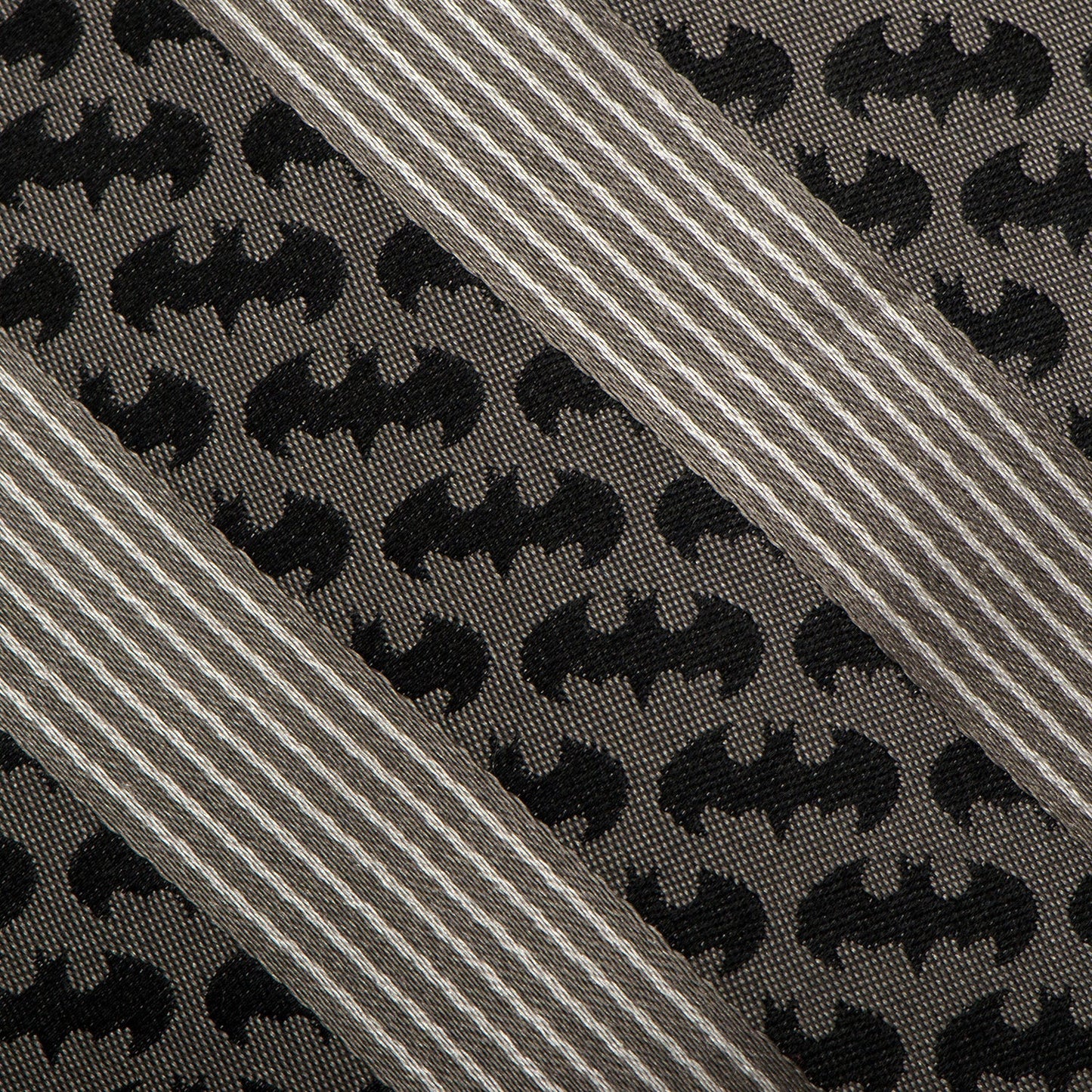 DC Batman Black Pinstripe Tie - Cufflinks.com - Flyclothing LLC