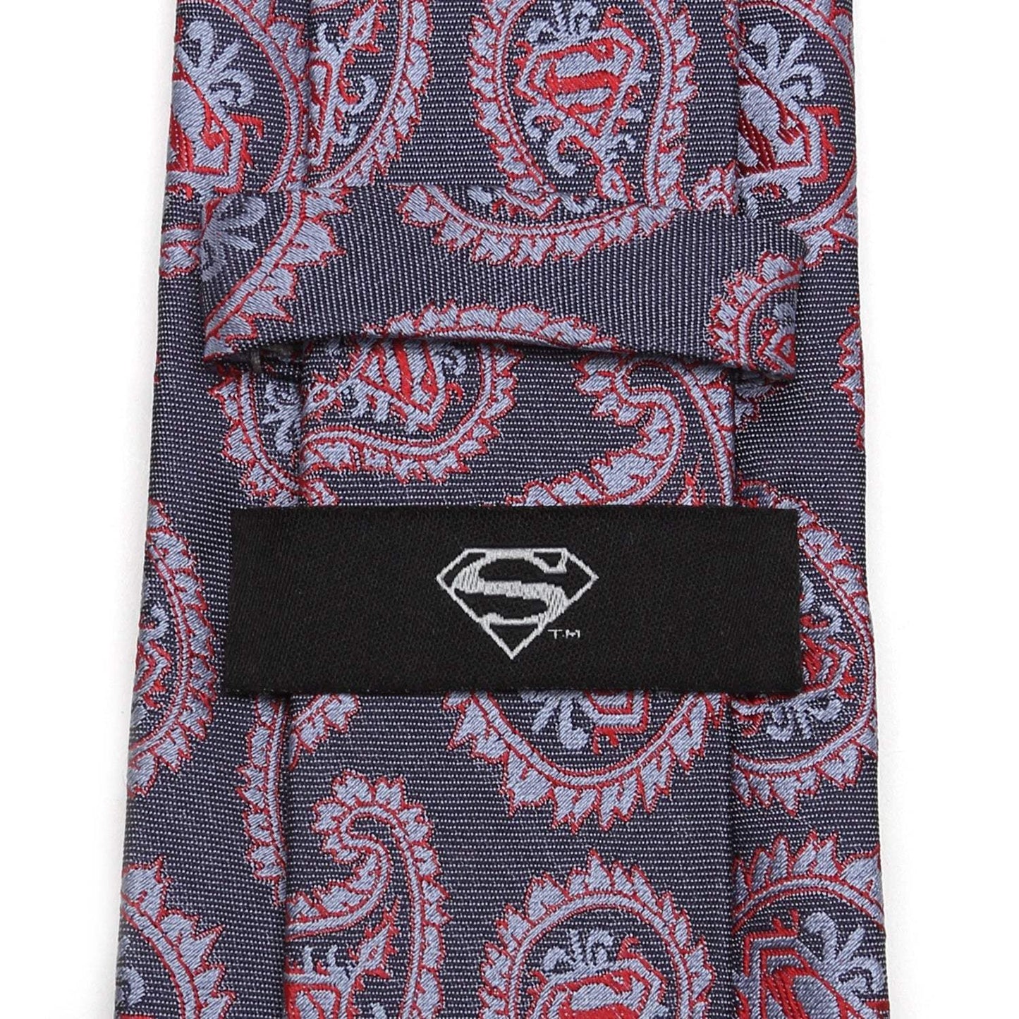 DC Superman Red and Blue Paisley Tie - Cufflinks.com - Flyclothing LLC