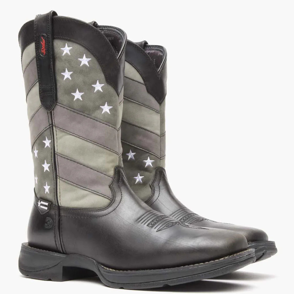 Rebel by Durango® Faded Black Flag Western Boot - Durango - Flyclothing LLC