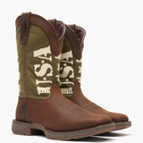 Rebel by Durango® Army Green USA Print Western Boot - Durango - Flyclothing LLC