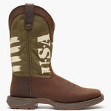 Rebel by Durango® Army Green USA Print Western Boot - Durango - Flyclothing LLC