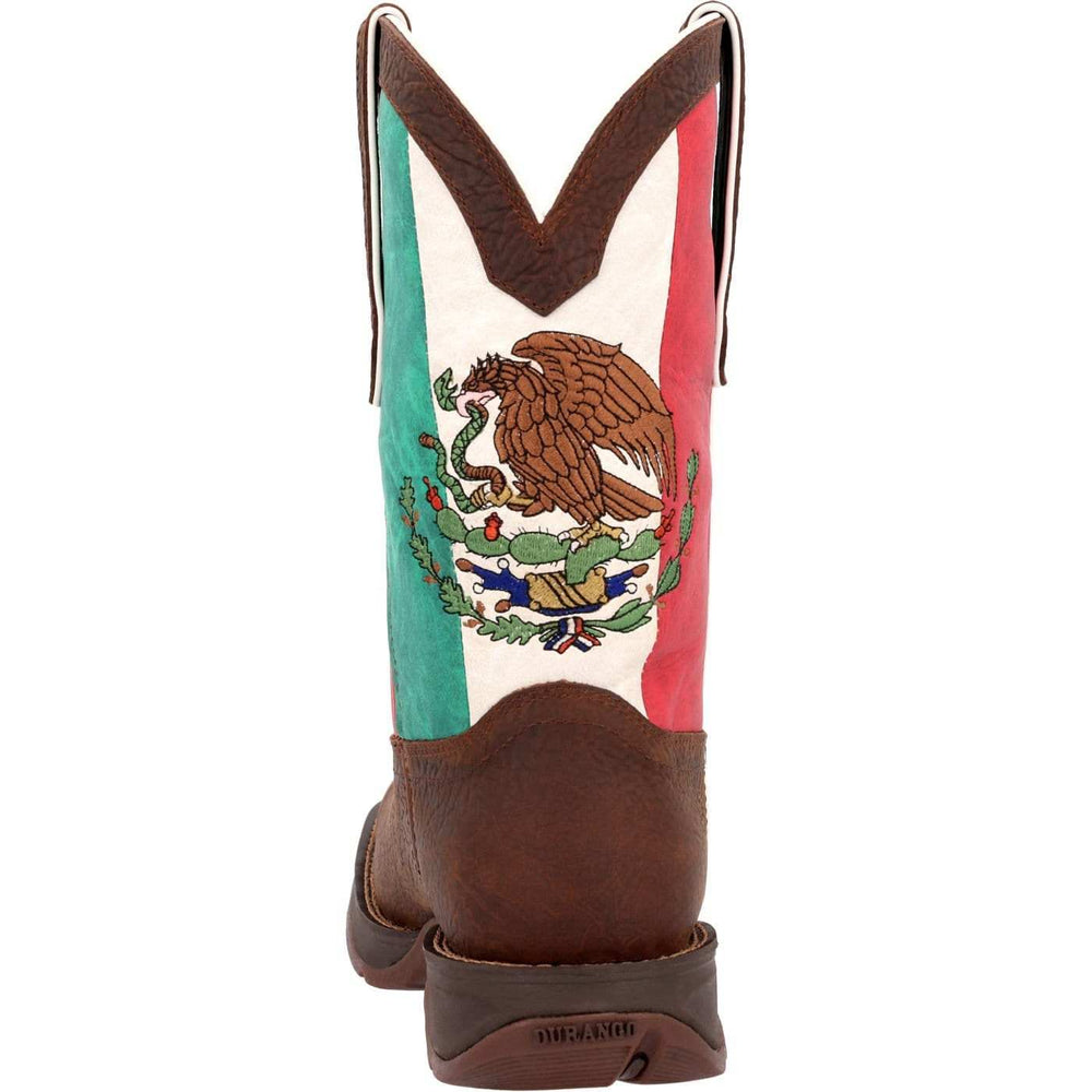 Rebel by Durango Steel Toe Mexico Flag Western Boot - Durango - Flyclothing LLC