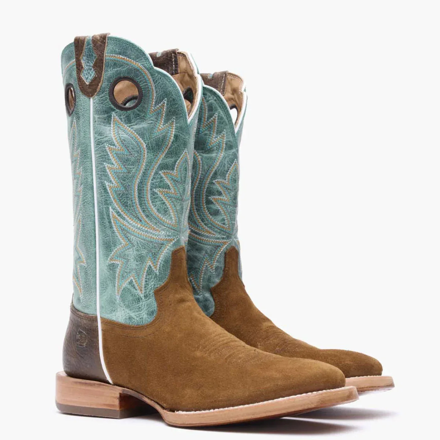 Durango PRCA Collection Western Boot WHISKEY TOBACCO AND AQUA - Durango - Flyclothing LLC