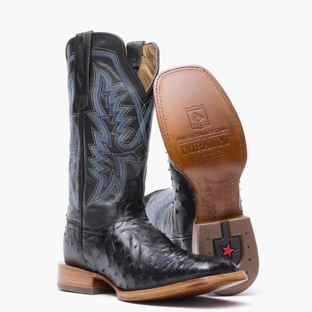 Durango® Men's PRCA Collection Full Quill Ostrich Western Boot - Durango - Flyclothing LLC