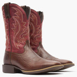 Durango Shyloh Western Boot MAHOGANY AND DYNAMITE RED - Durango - Flyclothing LLC