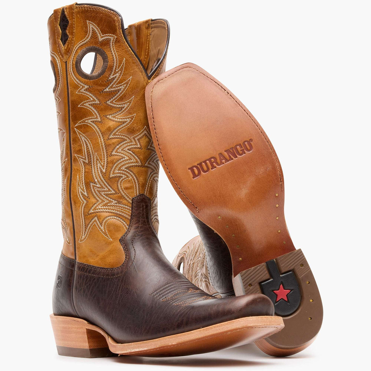 Durango Arena Pro Elite Western Boot Molé Brown/Golden Maze