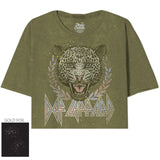 Def Leppard Leppard Hood Oversize Crop Top - Def Leppard