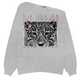 Def Leppard Love Bites Off The Shoulder Sweatshirt - Def Leppard