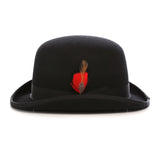 Ferrecci Premium Wool Black Derby Bowler Hat