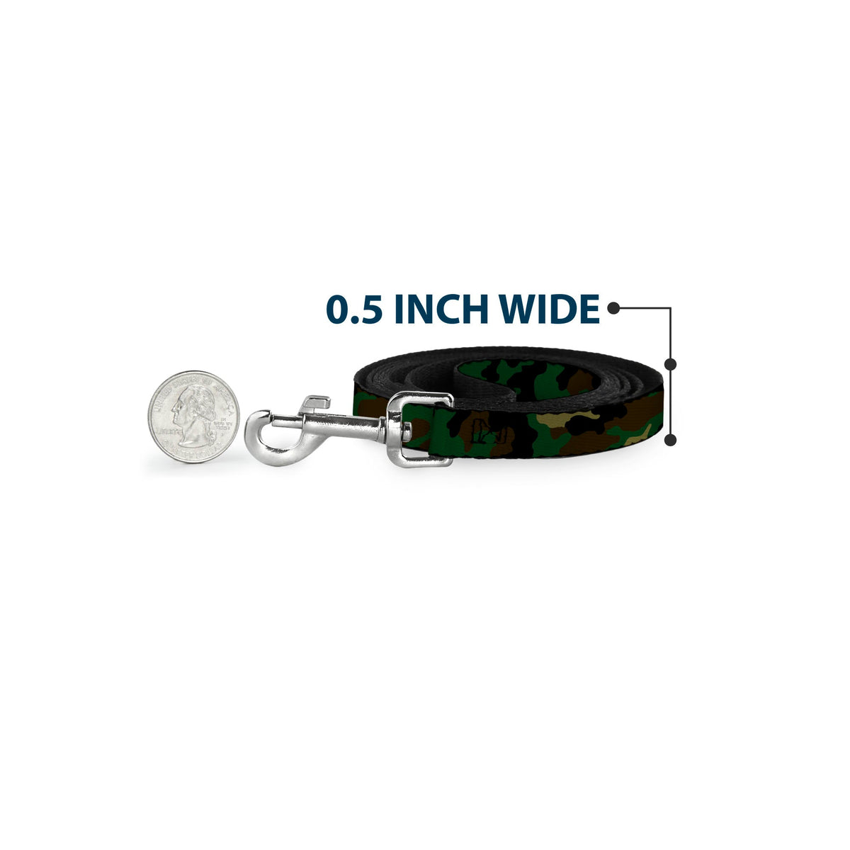 Dog Leash - Camo Olive