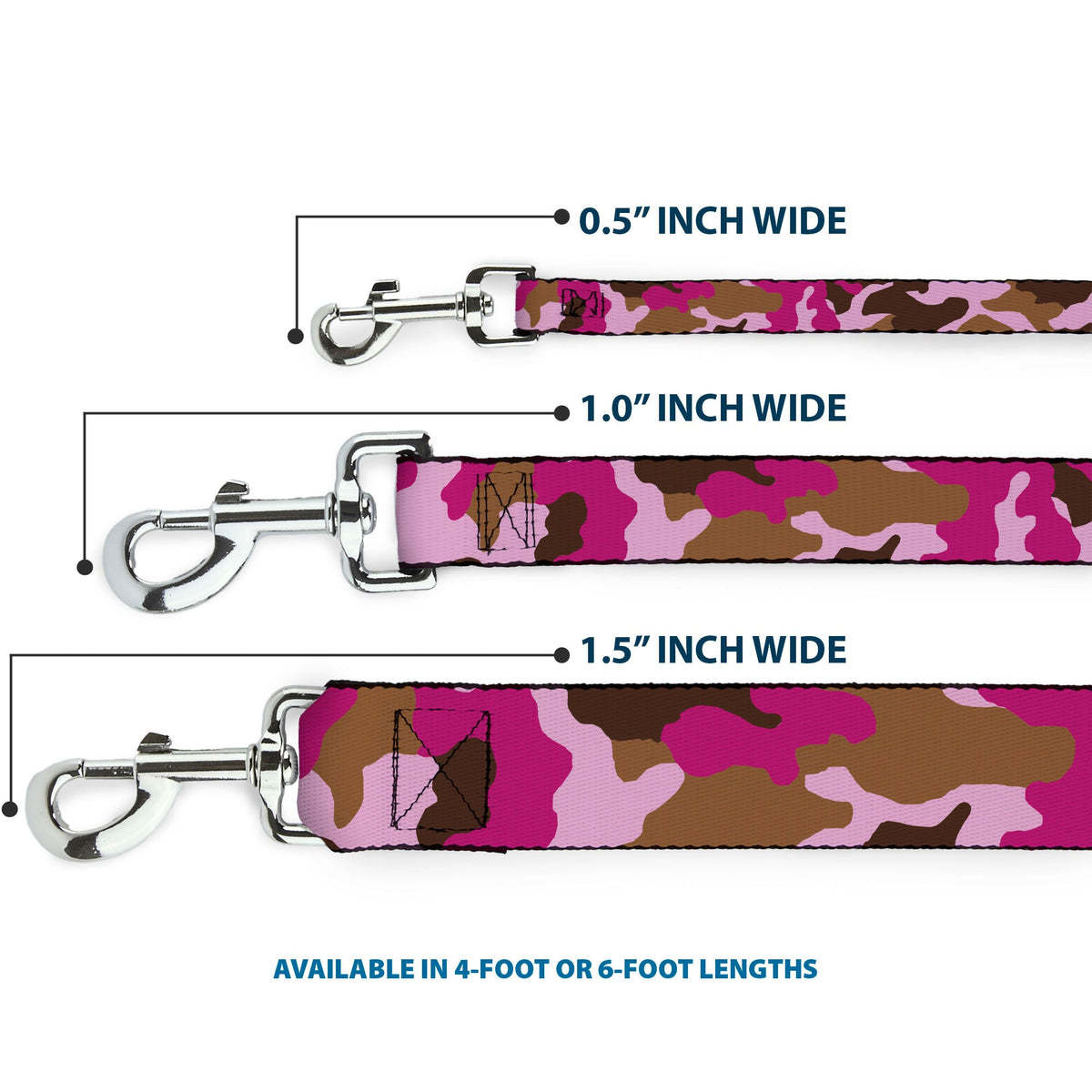 Dog Leash - Camo Pink
