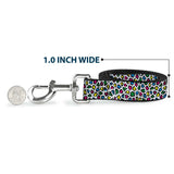 Dog Leash - Leopard White/Multi Color - Buckle-Down - Flyclothing LLC