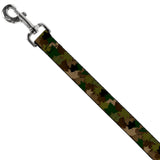 Dog Leash - Leaf Camo Browns/Greens/Black - Buckle-Down - Flyclothing LLC