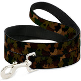 Dog Leash - Leaf Camo Browns/Greens/Black - Buckle-Down - Flyclothing LLC