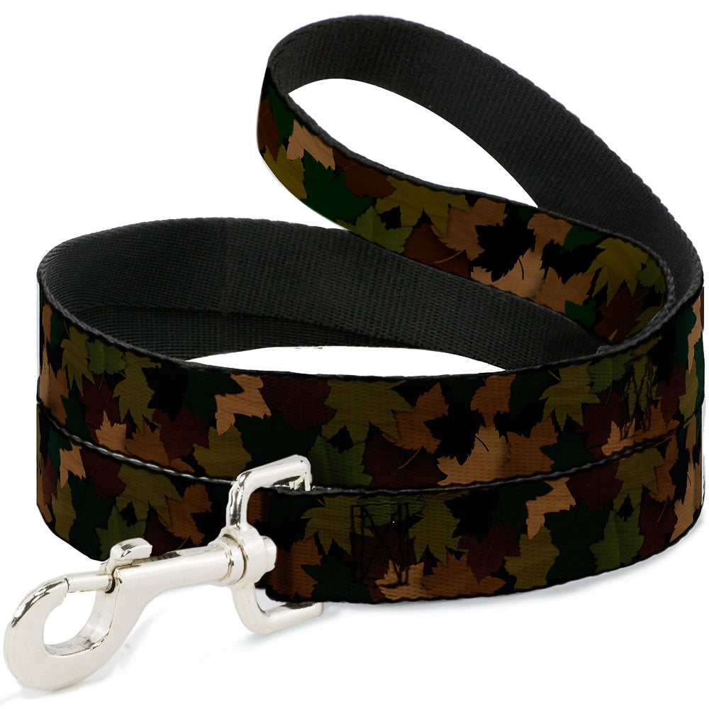 Dog Leash - Leaf Camo Browns/Greens/Black - Buckle-Down - Flyclothing LLC