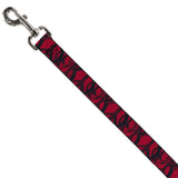 Dog Leash - Peace Dots Black/Fuchsia - Buckle-Down - Flyclothing LLC