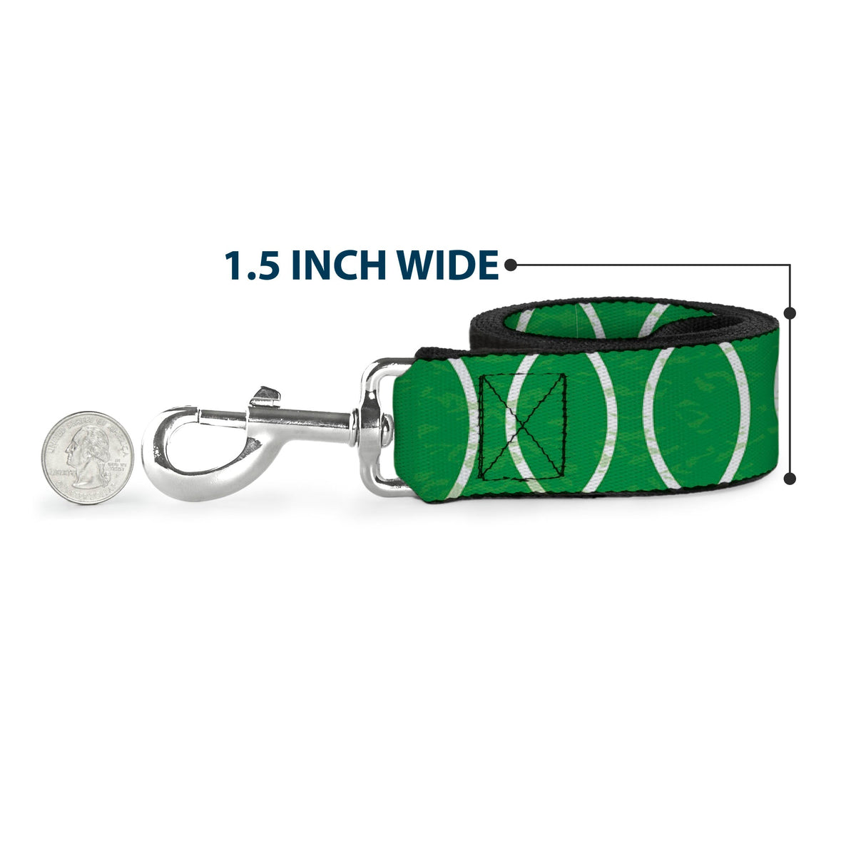 Dog Leash - Rings Camo Neon Green/White - Buckle-Down - Flyclothing LLC