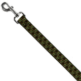Dog Leash - Top Skulls Black/Camo Olive - Buckle-Down - Flyclothing LLC