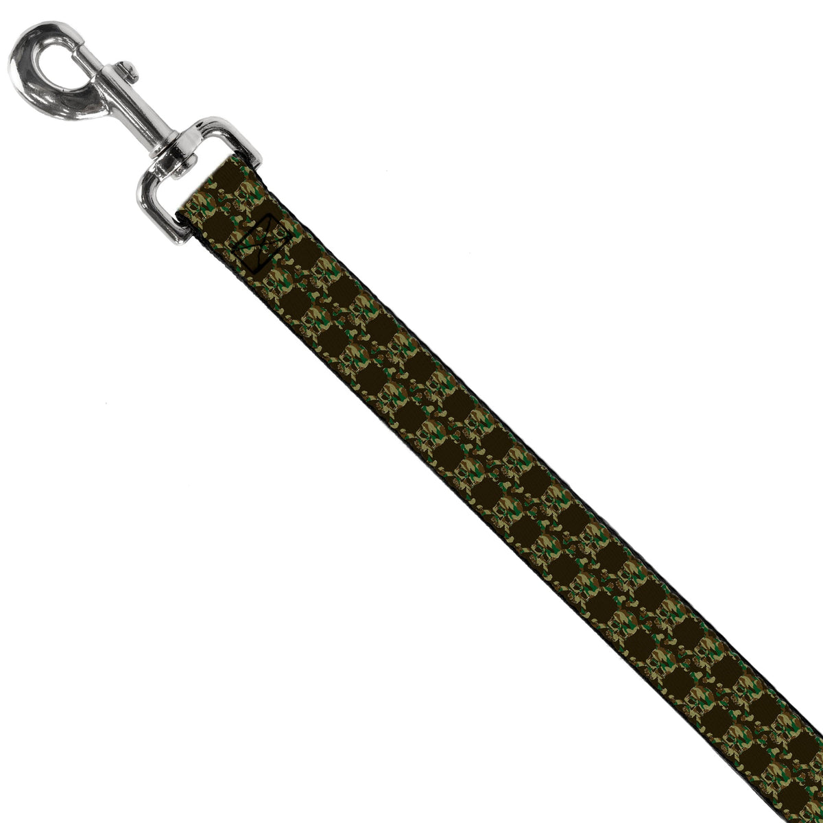 Dog Leash - Top Skulls Black/Camo Olive - Buckle-Down - Flyclothing LLC