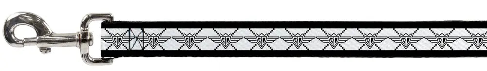 Dog Leash - BD Monogram2 White/Black - Buckle-Down - Flyclothing LLC