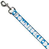 Dog Leash - BUCKLE-DOWN Shapes Turquoise/White - Buckle-Down - Flyclothing LLC