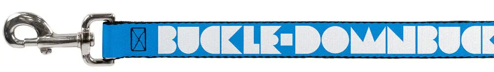 Dog Leash - BUCKLE-DOWN Shapes Turquoise/White - Buckle-Down - Flyclothing LLC