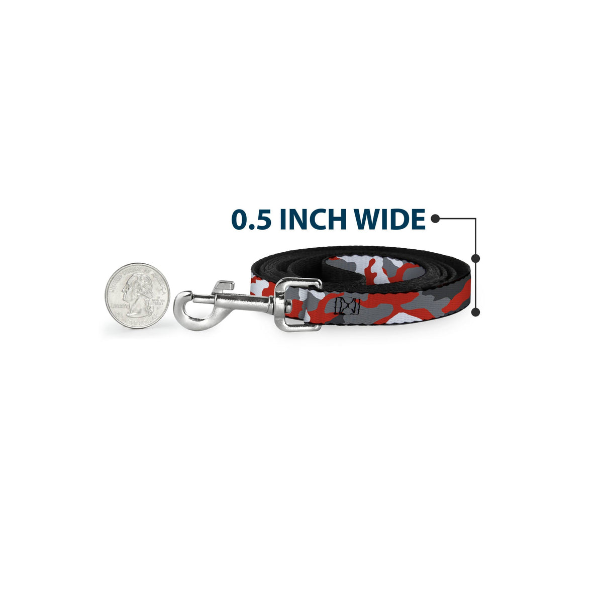 Dog Leash - Camo Orange