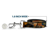 Dog Leash - Cali License Plates Stacked Vintage - Buckle-Down - Flyclothing LLC
