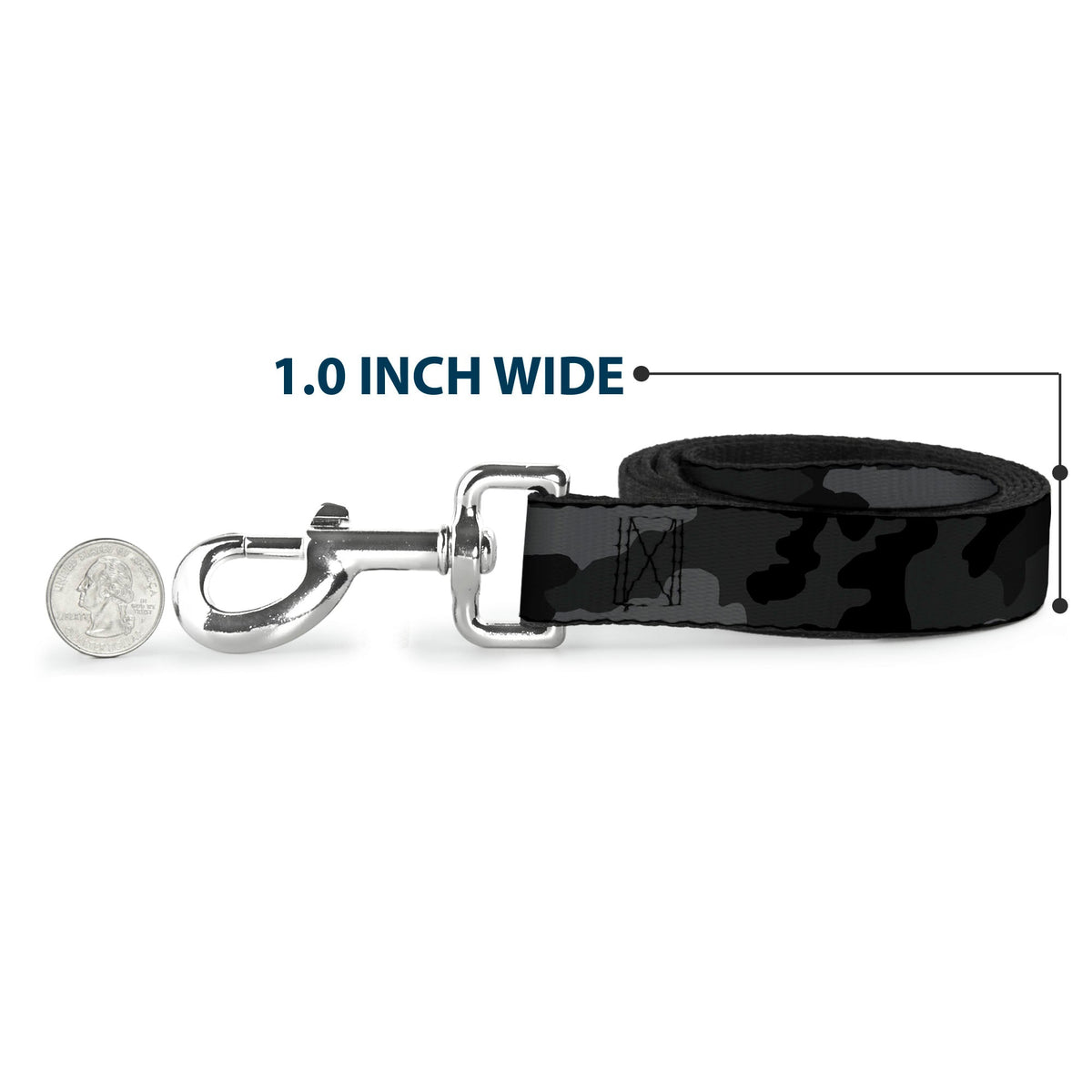 Dog Leash - Camo Charcoal