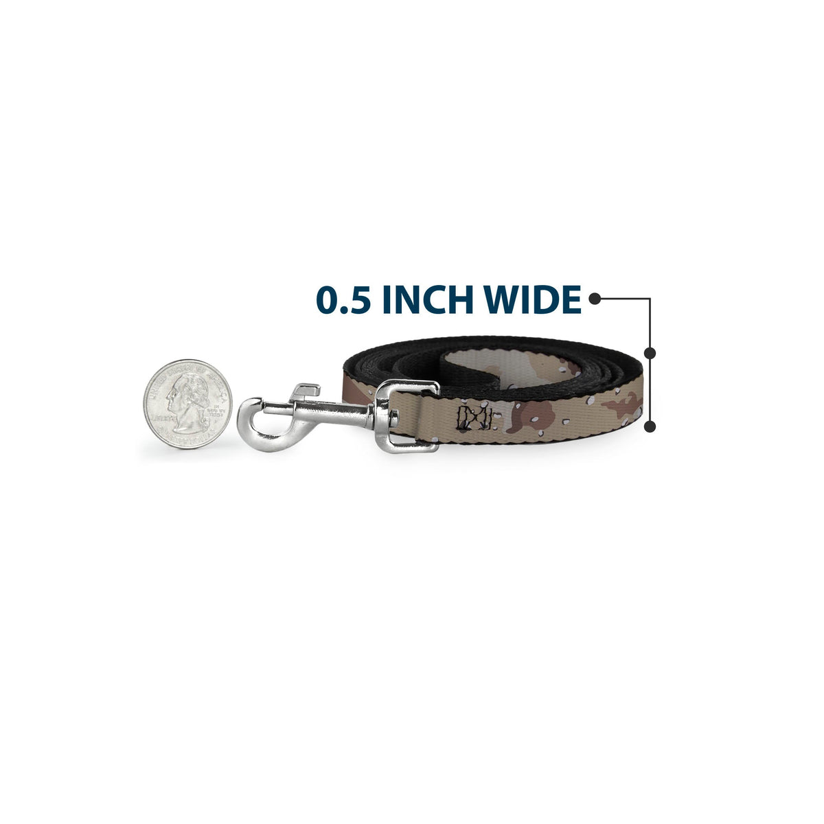 Dog Leash - Desert Camo Tans/Browns - Buckle-Down - Flyclothing LLC