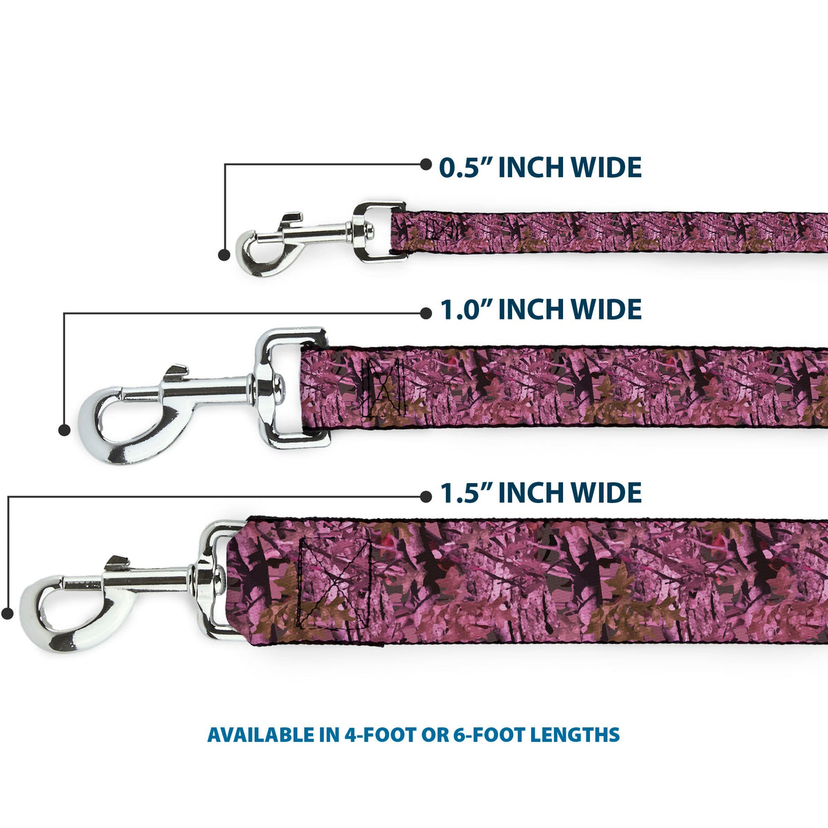 Dog Leash - Hunting Camo Pinks