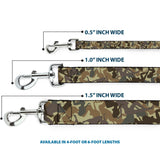 Dog Leash - Mud Flap Girls Camo Browns